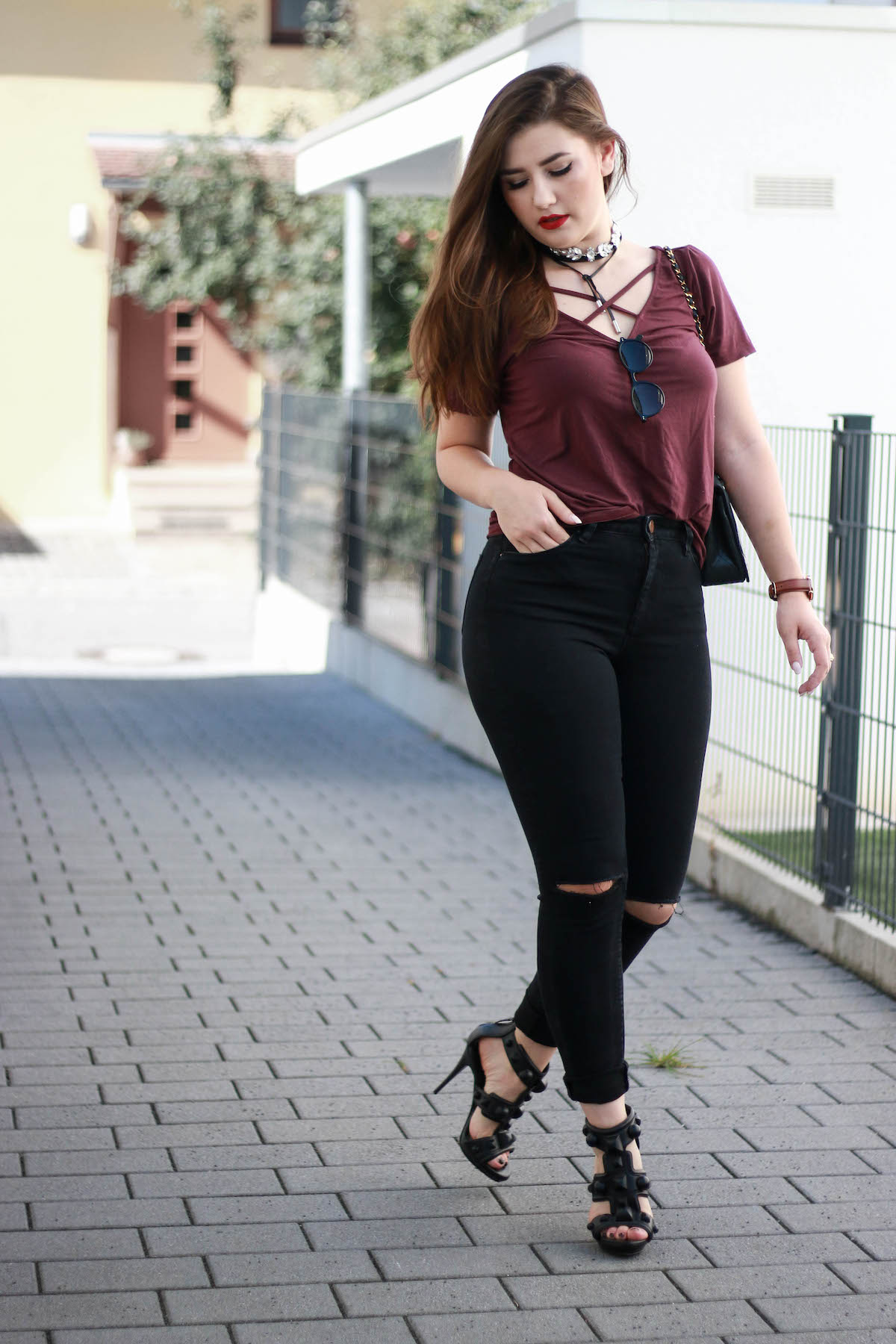 sara-bow-fashion-blogger-aus-stuttgart-burberry-schuhe-heels-outfit